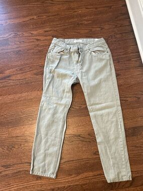 Billy Reid Light Sage Green Casual Skinny Jeans